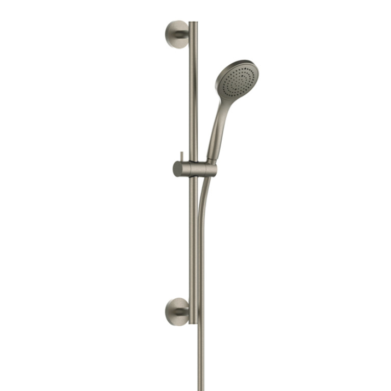 Gessi Emporio Emporio shower Штанга в комплекте с душевой лейкой легкой очистки, шланг 1,50 м, цвет: Finox Brushed Nickel