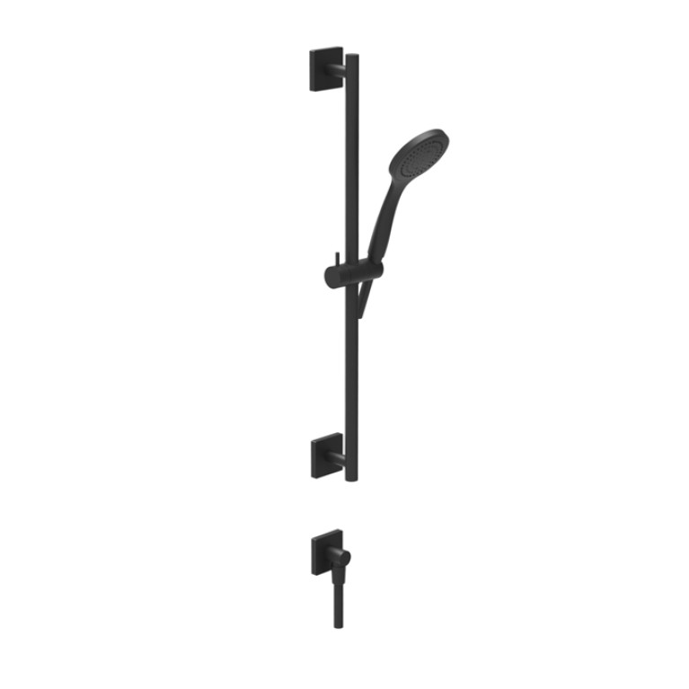 Gessi Emporio Emporio shower Штанга в комплекте с душевой лейкой, шланг 1,50 м и вывод воды, цвет: Black XL