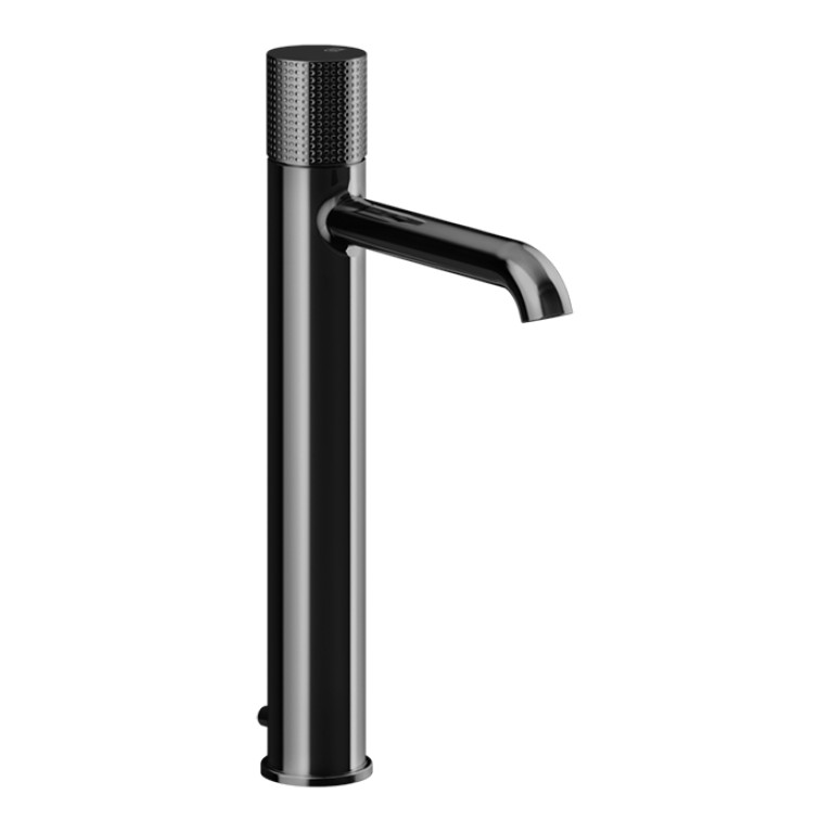 GESSI HABITO CESELLO Смеситель для раковины высокий, с донным клапаном, цвет Black Metal PVD