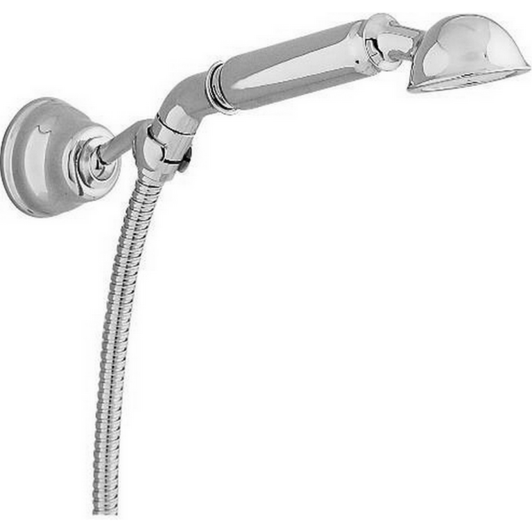 CISAL Shower Душевой гарнитур:ручная лейка,шланг 120 см,держатель настенный для лейки, цвет хром