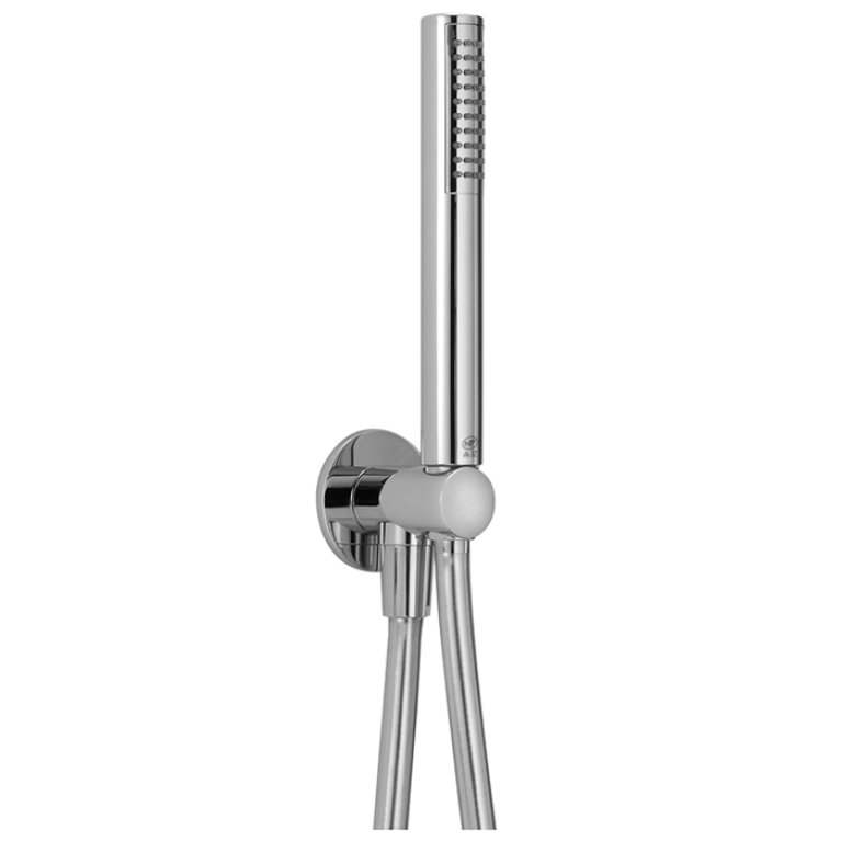 CISAL Shower Душевой гарнитур:ручная лейка,шланг 150 см,вывод с держателем, цвет хром