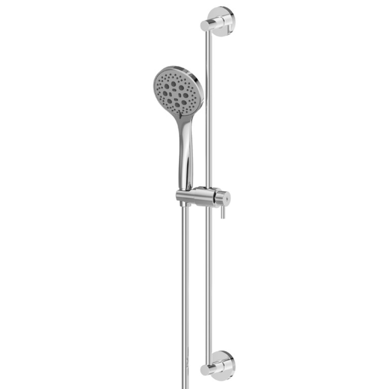 Newform Delta Zero; Shower Set Комплект ручного  душа с 3-струйной насадкой из АБС-пластика, гибким шлангом длиной 150 см, цвет:  flexible  хром