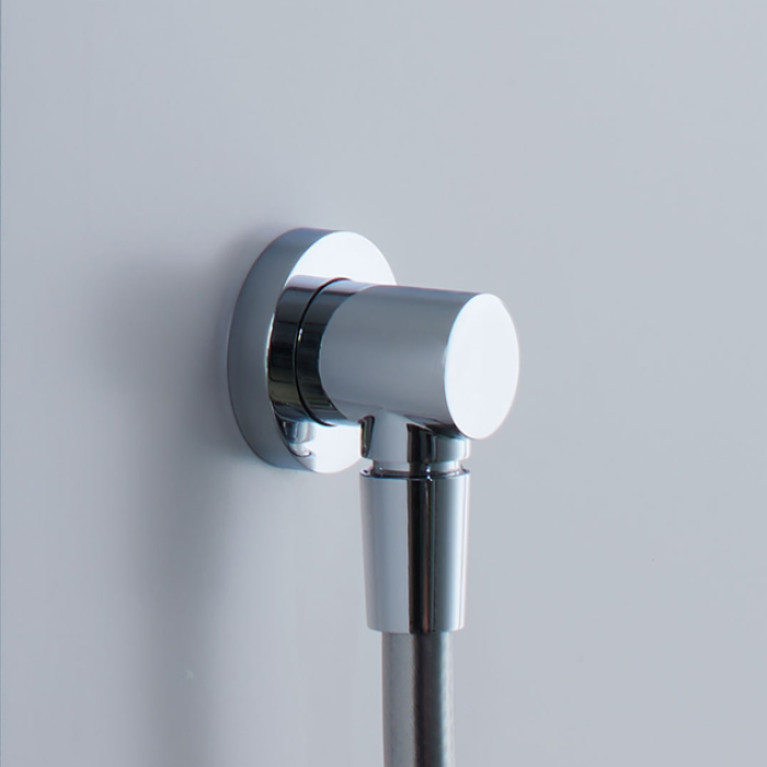 Duravit Шланговое подсоединение, соединительный патрубок размер DN15, круглая накладка, клапан обратного тока в муфте шланга (Спец.цена из наличия)