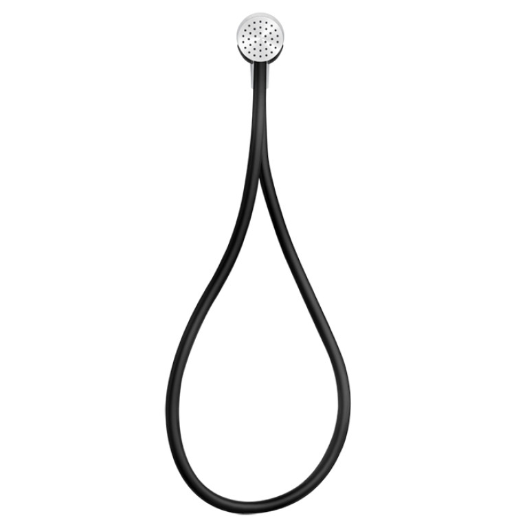 Gessi Hi-Fi Душевой магнитные комплект, состоящий из вывода воды, держателя, Darkflex шланга 1,50 м и лейки, цвет: хром