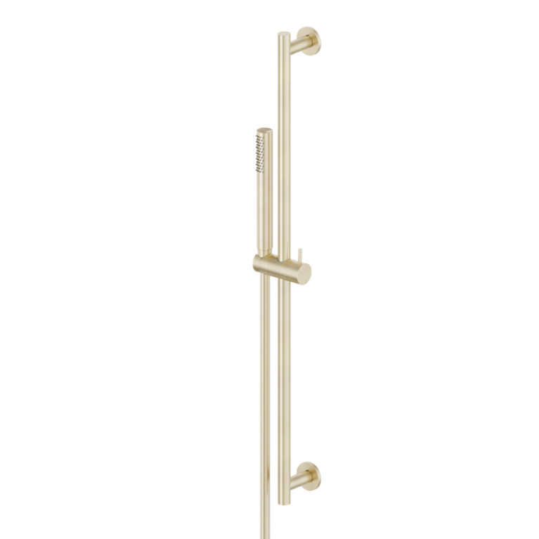 Newform X-Steel 316; Shower Set Комплект для душа  из нержавеющей стали 304  с ручным душем и гибким шлангом длиной 150 см, цвет: PVD brushed gold