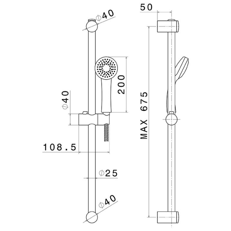 Newform Extro; Shower Set Комплект для ванны с ручным душем,  гибким шлангом, длина 150см,  цвет:  хром