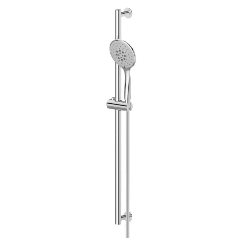 Newform Shower Set Комплект  душа,  с ручным душем из абс- пластика с 3-регулируемыми струями и  гибким шлангом длиной 150 см, цвет:  хром