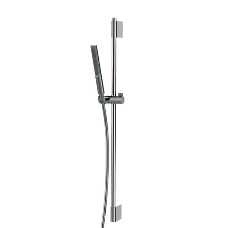 BOSSINI APICE Комплект для душа с штангой, ручным душем Slim и шлангом 1500 мм., цвет хром
