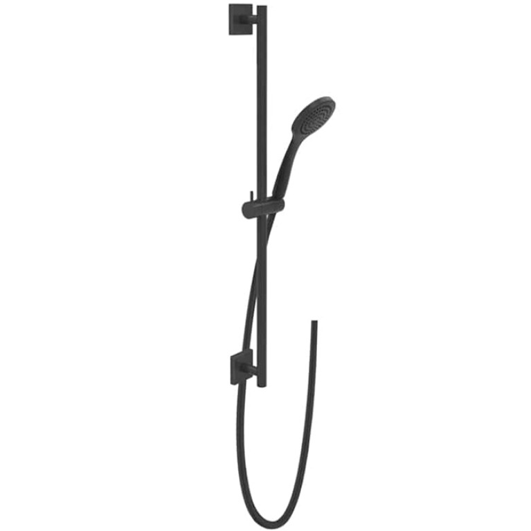 GESSI Rilievo Штанга в комплекте с душевой лейкой, шланг 1,50 м., цвет: nero XL