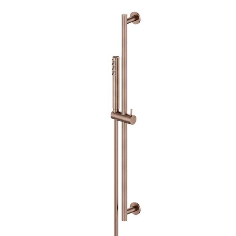 Newform X-Steel 316; Shower Set Комплект для душа  из нерж. стали 304  с ручным душем и гибким шлангом длиной 150 см, цвет: PVD brushed copper bronze