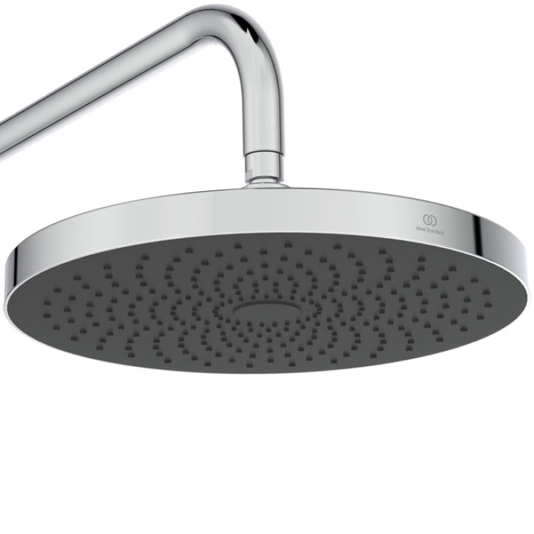 Ideal Standard CERATHERM SOLOS Душ. система с термостатом Cool body, с верхним душем d300 мм, ручной душ - 3 режима, шланг: 1750 мм, стекл. полка, цве