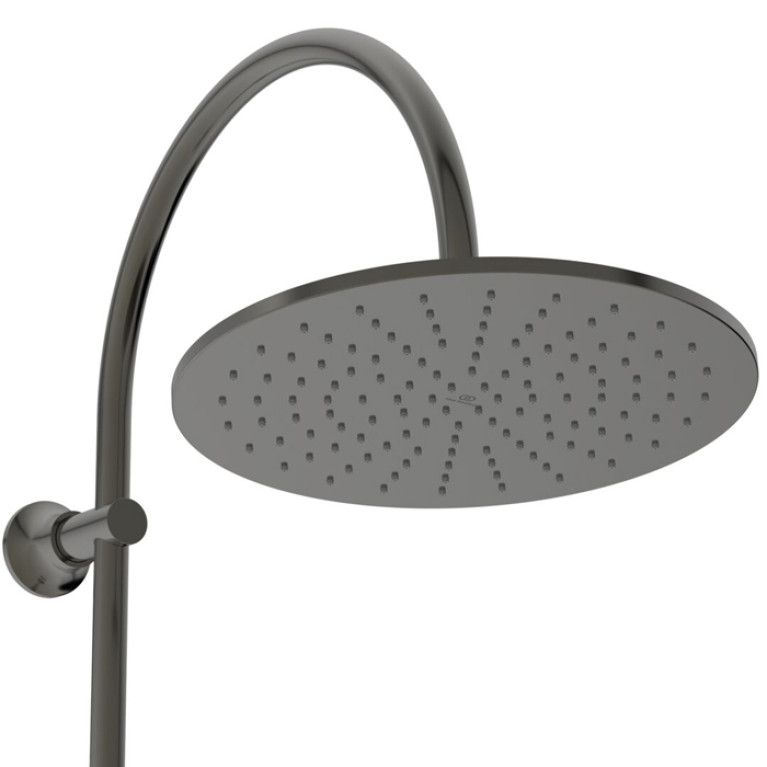 Ideal Standard La Dolce Vita Душевая стойка, смеситель  для душа, верхний душ 30см, руч.душ Stick, шланг Idealflex 175см, цвет: PVD Magnetic Grey
