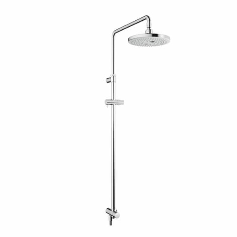 TOTO SHOWERS Душевая стойка без смесителя, открытый монтаж, 220x584x1190мм, Comfort Wave, Warm Spa, цвет: хром (со шлангом , без ручного душа)