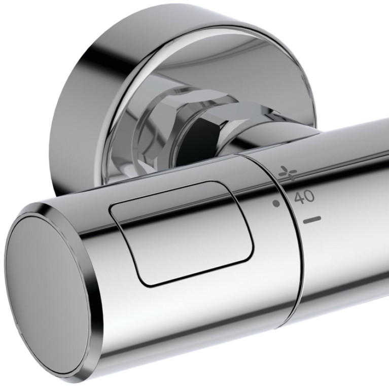Ideal Standard Ceratherm T25 Душевая система с термостатом и ручным душем и шлангом, корпус Coolbody, руч.душ: 2 режима, верх. душ: 250 мм, цвет: хром