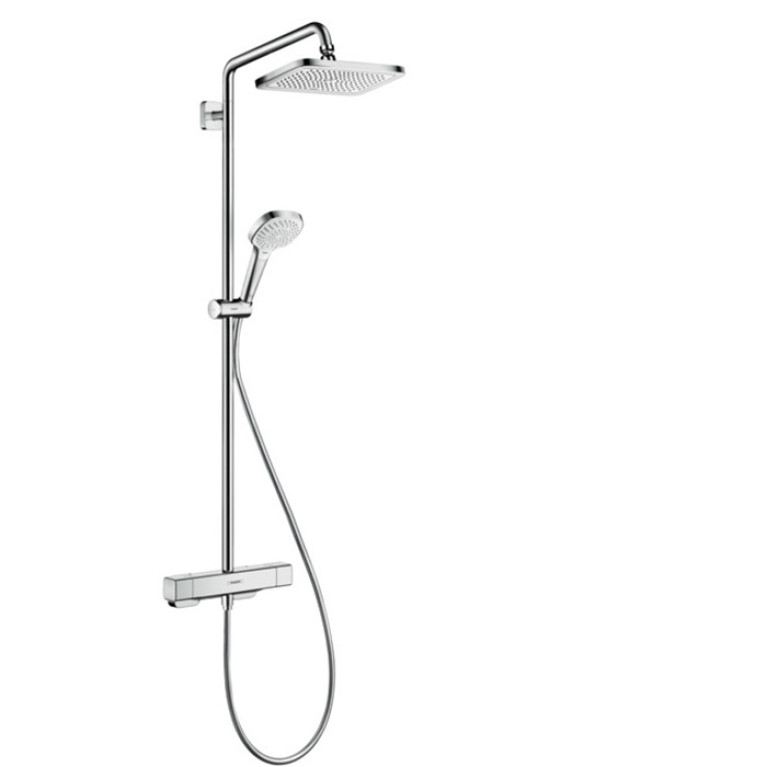 HG Croma E 280 1jet Душевая система Showerpipe с термостатом для душа, хром