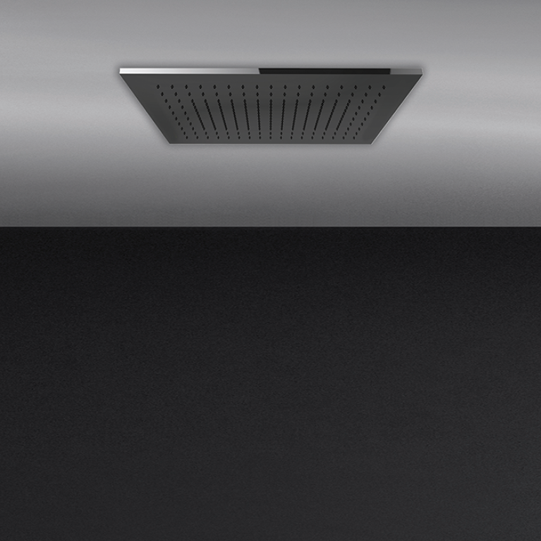 Gessi Mimi Встраиваемая в потолок душевая система 350х350 с функцией Тропический ливень/Водопад/Распыление, цвет Mirror (требуется панель 57875)