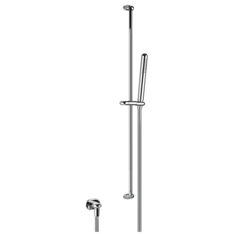 Gessi Goccia Душевая штанга с ручным душем и выводом воды из стены, цвет: хром