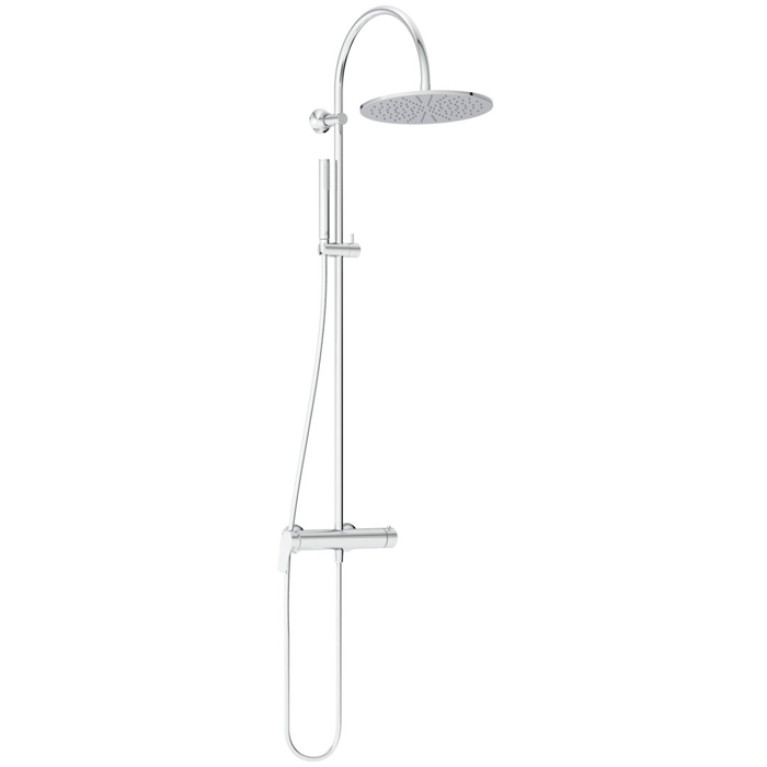 Ideal Standard La Dolce Vita Душевая стойка, смеситель  для душа, верхний душ 30см, руч.душ Stick, шланг Idealflex 175см, цвет: хром