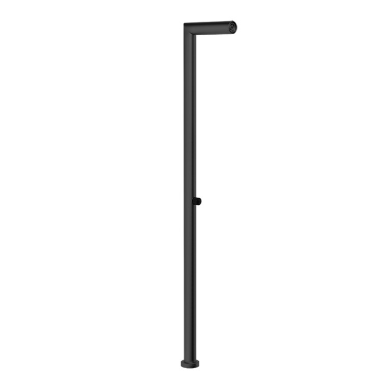 GESSI OUTDOOR Душевая стойка для установки на улице, напольная, на 1 выход, без ручки и верхнего душа, внешняя часть, цвет Black XL