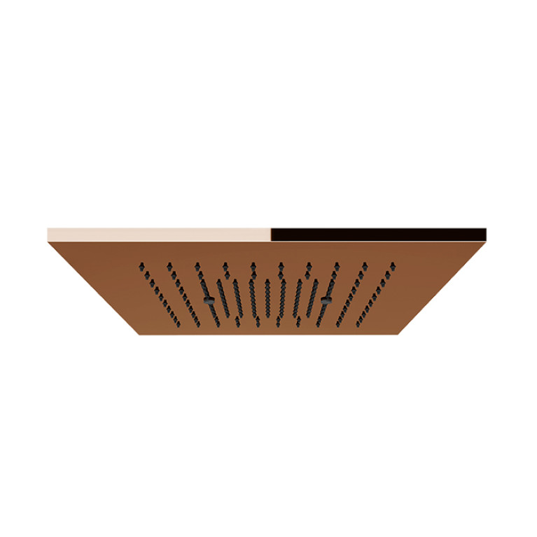 Gessi Minimali Накладная панель для душевой системы 350х350 мм., цвет Copper PVD