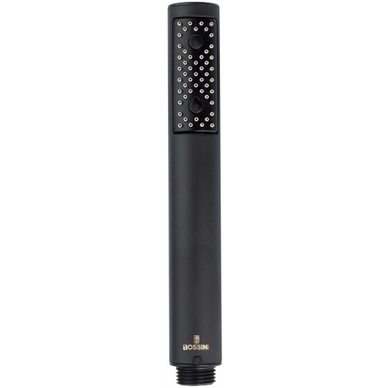 Bossini Настенная колонна  - Душ COSMO  &Oslash; 230 mm - ручной душ ZEN -, смеситель механический наружный с интегрированным переключением - черньій матовый
