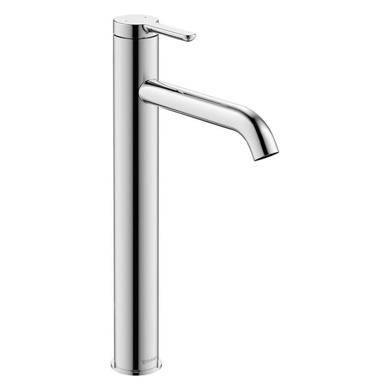Duravit C.1 Смеситель для раковины на 1 отв. высокий h=322 мм, излив 166мм, цвет: хром