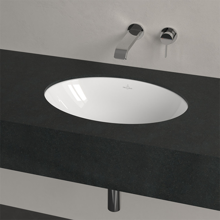 VilleroyBoch LoopFriends Раковина встр. под столешницу 485*325*215, с переливом, цвет альпийский белый