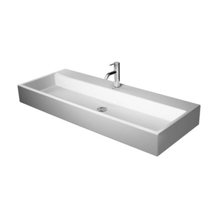 Duravit Vero Air Раковина 120 cm,  без перелива, с площадкой, с 3 отв. под смеситель, Цвет белый