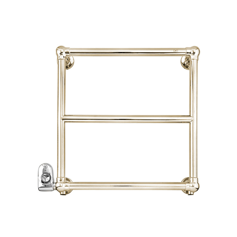 DevonDevon Iside 5 Полотенцесушитель электрический 660x615x143 мм., термостат (хром) слева, цвет светлое золото