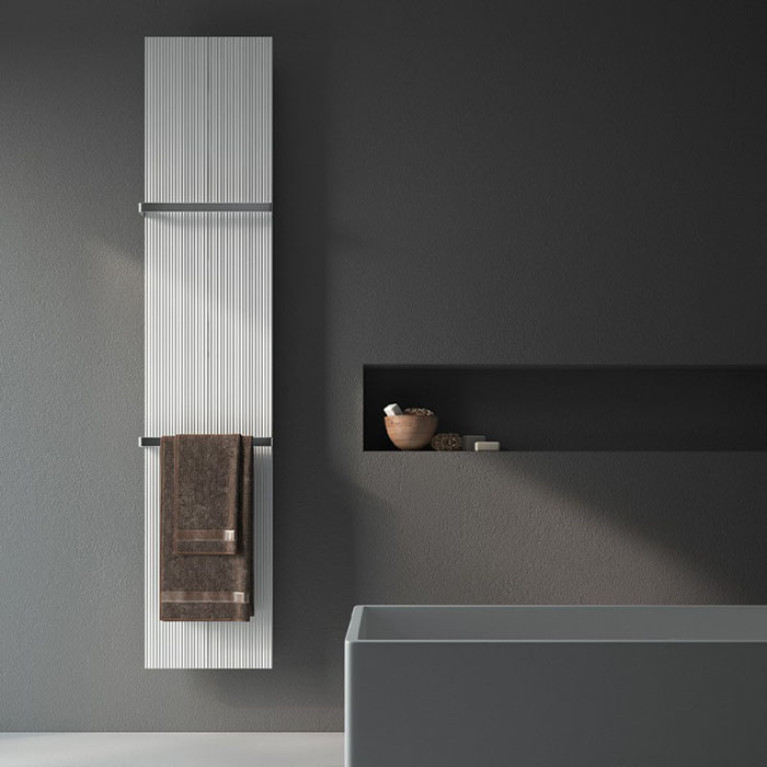 Antrax  Полотенцесушитель LOFT BATH 1 40,3x170Hсм электрический цвет белый матовый BCOR, в комплекте с 1 полотенцедержателем, цвет CROM