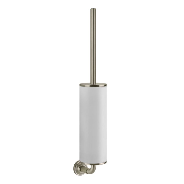 GESSI VENTI20 Ершик для унитаза подвесной, цвет белый, фурнитура Finox Brushed Nickel