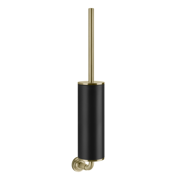 GESSI VENTI20 Ершик для унитаза подвесной, цвет черный, фурнитура Brushed Brass PVD