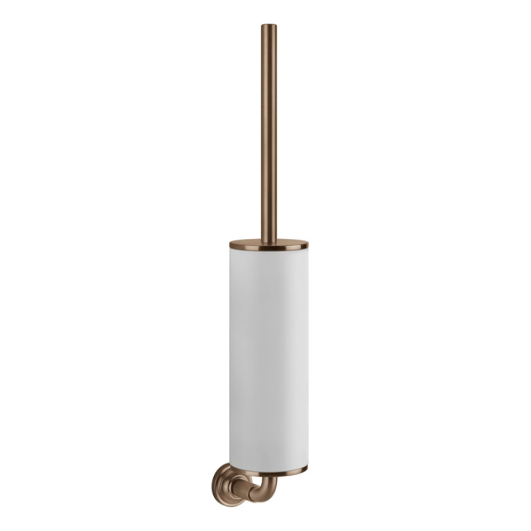GESSI VENTI20 Ершик для унитаза подвесной, цвет белый, фурнитура Copper Brushed PVD