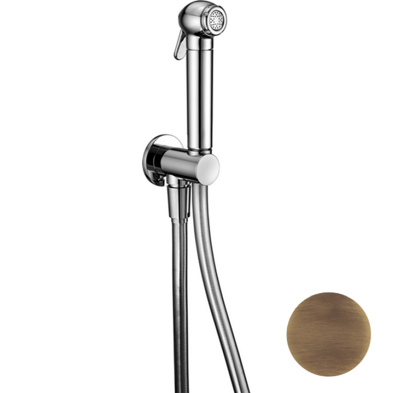 CISAL Shower Гигиенический душ со шлангом 120 см,вывод с держателем, цвет бронза (акция на товар из наличия)