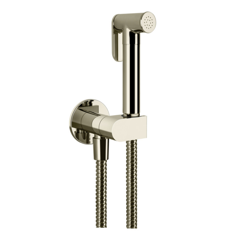 Gessi Origini Гигиенический душ, шланг 1250 мм, цвет: Nickel PVD
