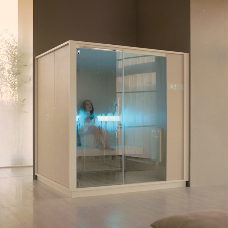 Effegibi One H Хаммам для ниши R.H. 214x171xh226см, отделка: Soft Sand