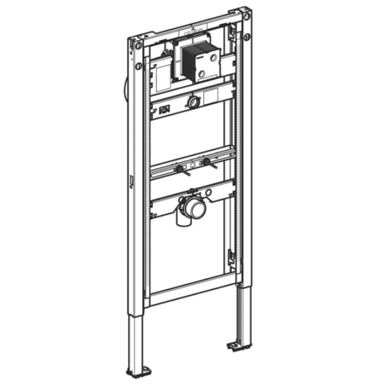 Geberit Duofix Инсталляция для писсуара, 112&ndash;130 см, универсальная (замена 111.616.00.1)