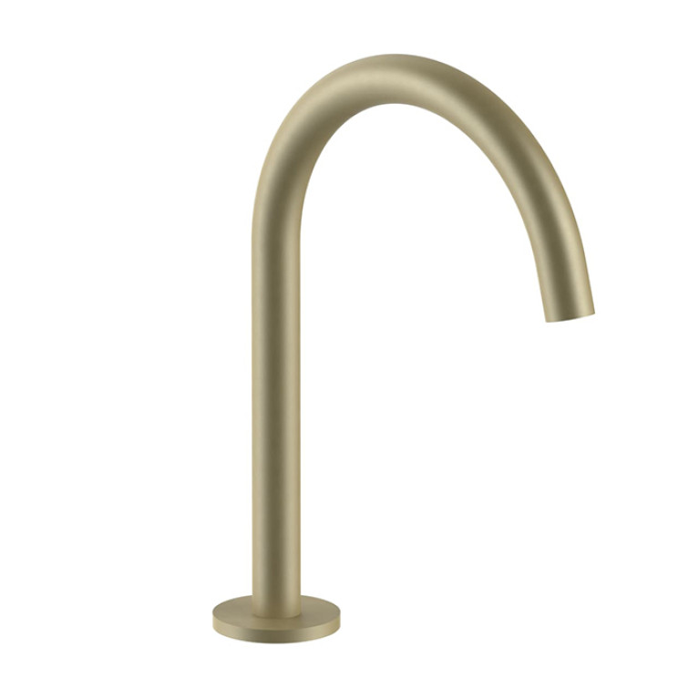 Fantini Nostromo Излив смесителя для раковины, цвет Matt British Gold PVD