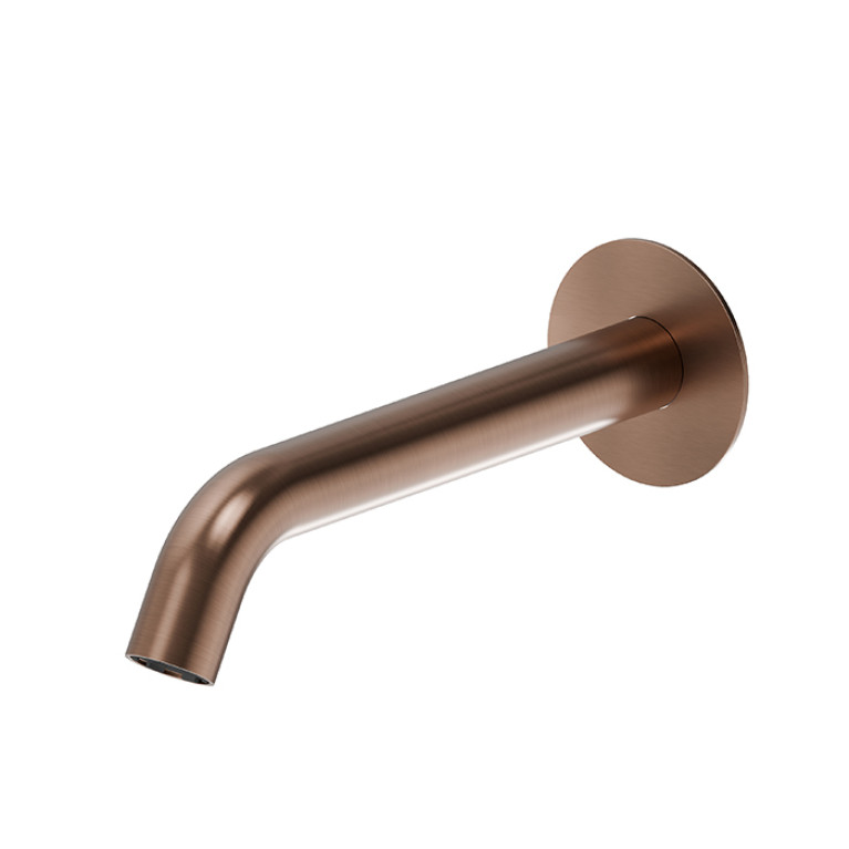 Newform X-Steel 316 Излив для ванны, настенный, L=226 мм, G3/4 , цвет: PVD Brushed copper bronze