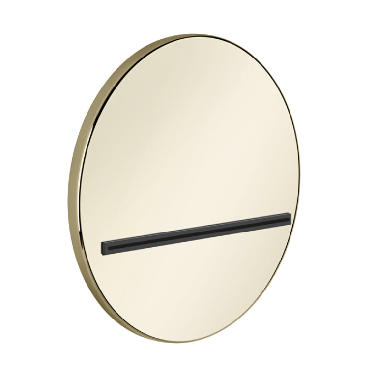 GESSI VENTI20 Излив настенный &Oslash;207 мм., каскадный, цвет Brass PVD