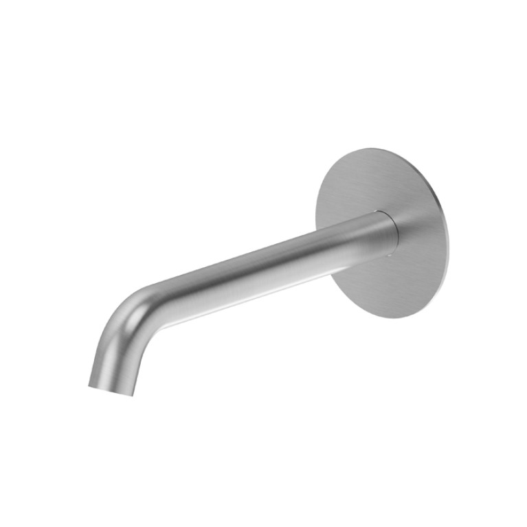 Newform X-Steel Излив для раковины настенного монтажа с подключением на 1/2&rdquo; длина 180 мм, цвет: нержавеющая сталь