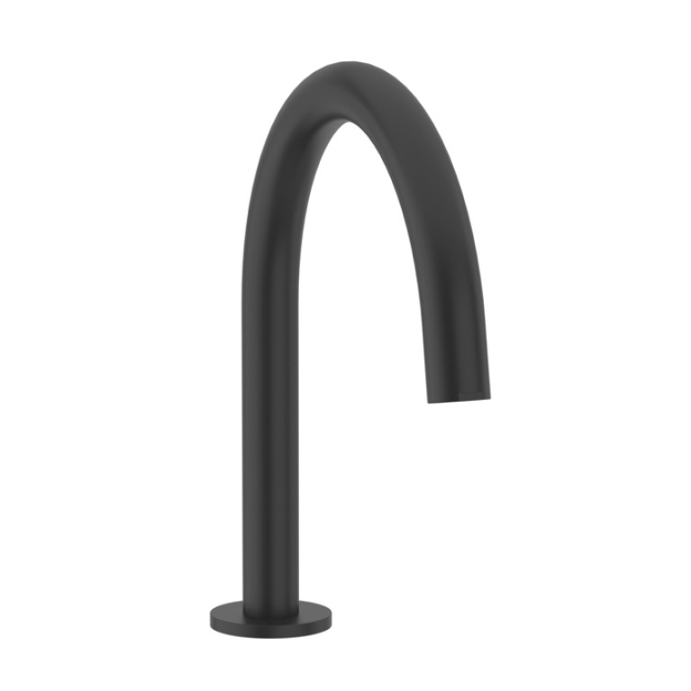 Gessi Emporio Via tortona Излив для умывальника, средняя длина, донный клапан в комплекте, цвет: Black XL