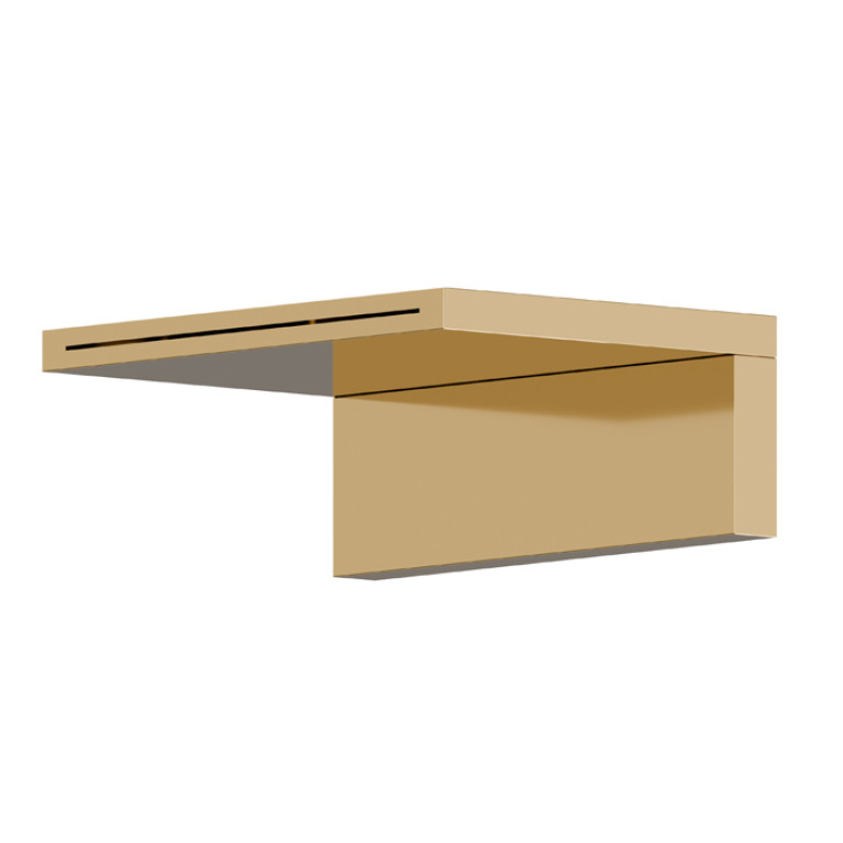 Newform Waterfalls Излив водопадный из латуни, цвет: PVD glossy gold