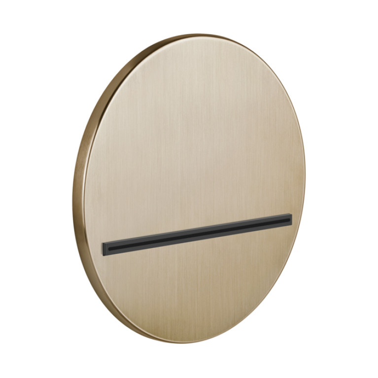 GESSI VENTI20 Излив настенный &Oslash;207 мм., каскадный, цвет Warm Bronze Br. PVD