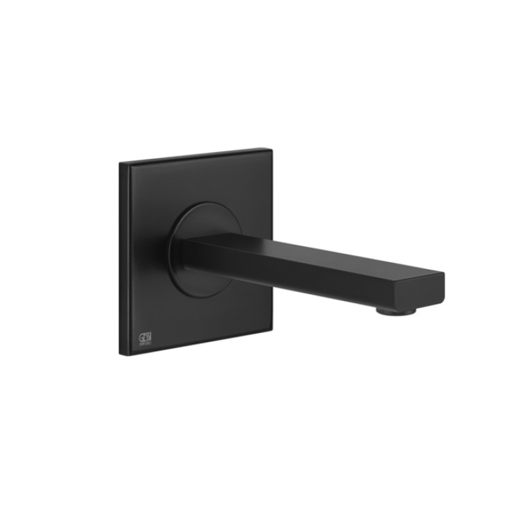 Gessi Emporio Via manzoni Настенный излив короткий, комбинируемый с удаленным управлением, цвет: Black XL