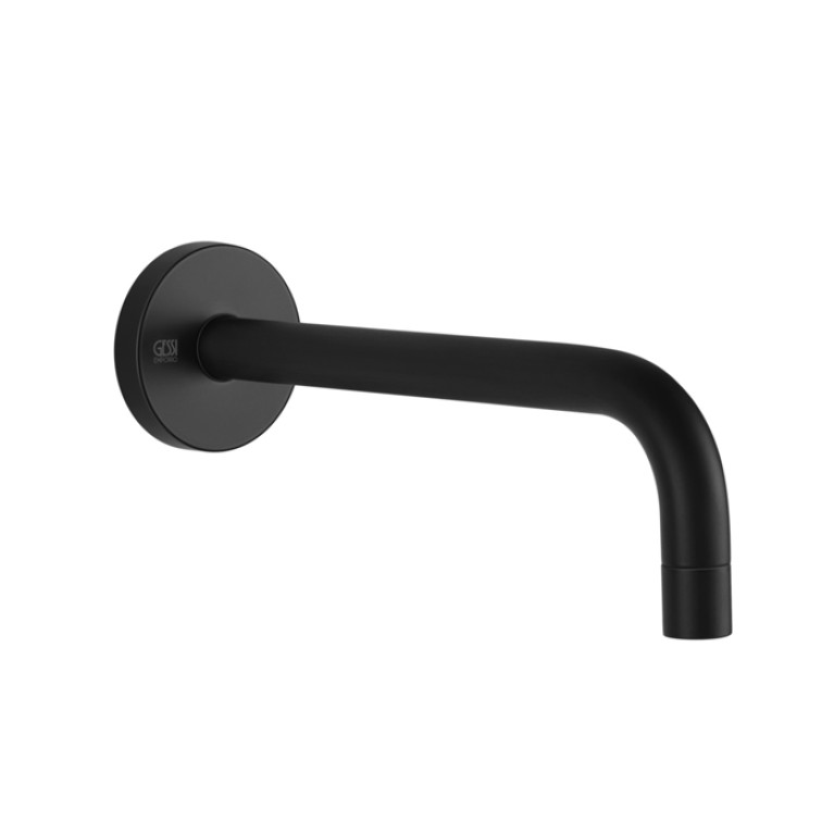 Gessi Emporio Via tortona Настенный излив длинный, цвет: Black XL