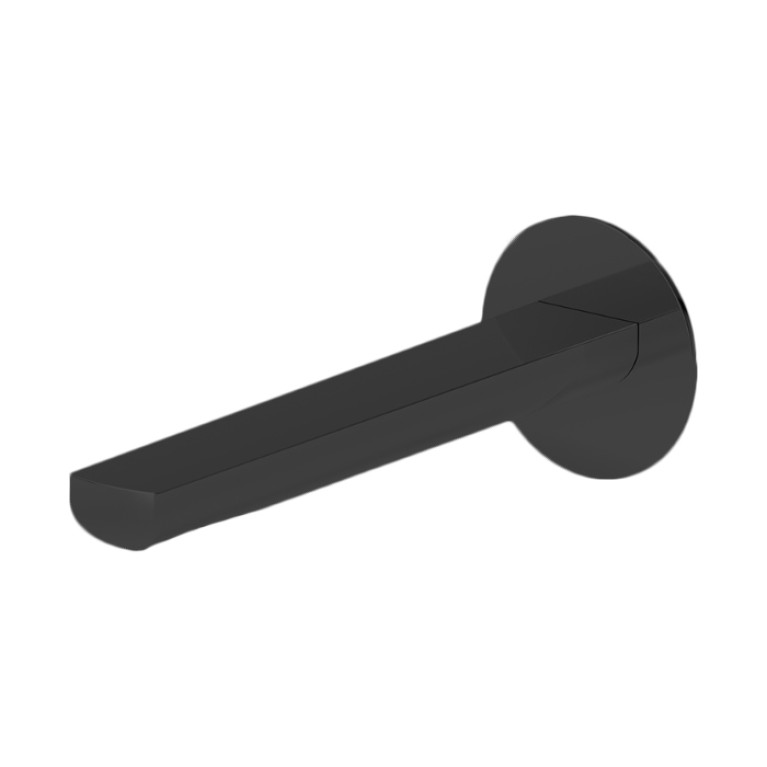 Newform Haka Излив для раковины из стены, длина 189 мм, с подключением на 1/2&rdquo;, цвет: черный матовый