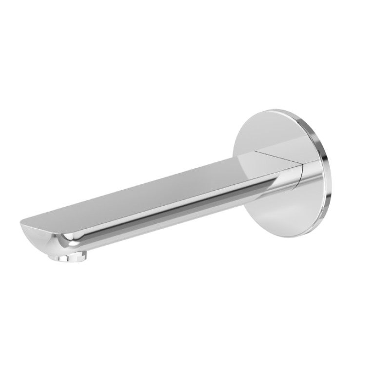 Newform Extro Излив для раковины из стены, длина 190 мм, с подключением на 1/2&rdquo;, цвет: хром