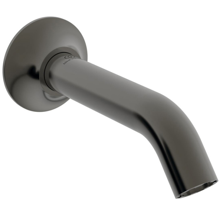 Ideal Standard La Dolce Vita Излив для ванны, 16см, настенный, подключение G1/2, цвет: PVD Magnetic Grey