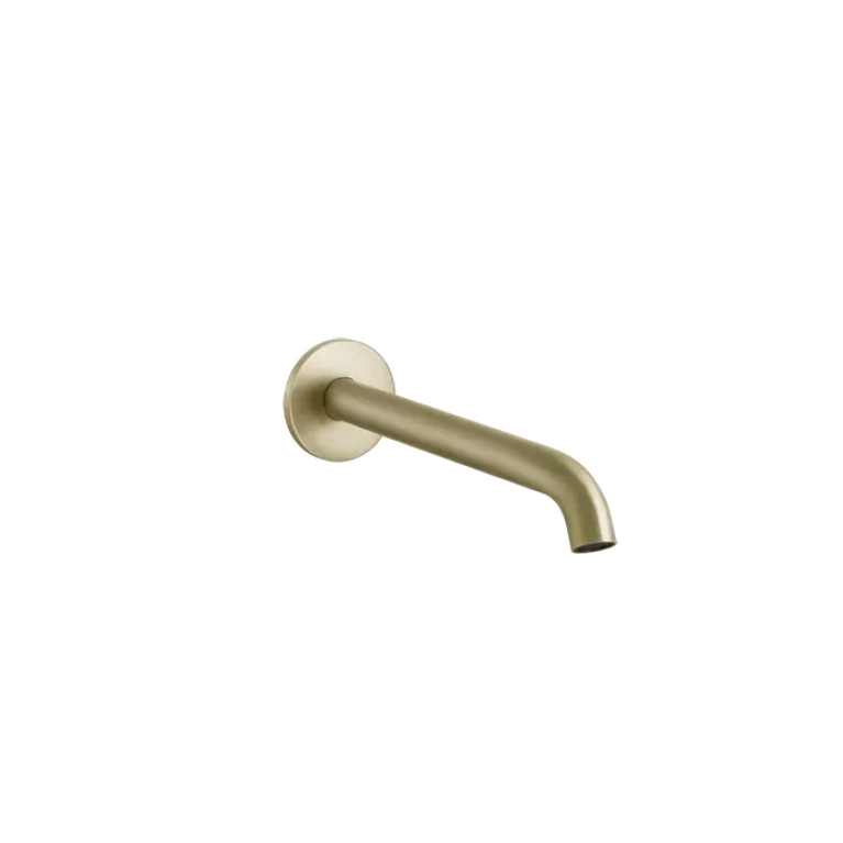 GESSI 316 Настенный излив 200мм на 1/2&rdquo;, комбинируемый с удаленным управлением (не входит в комплект), цвет: Brushed Brass PVD